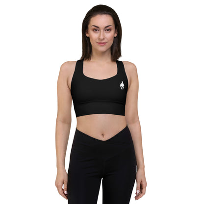 Longline Sports Bra - Black