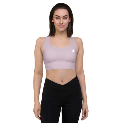 Longline Sports Bra - Lilac