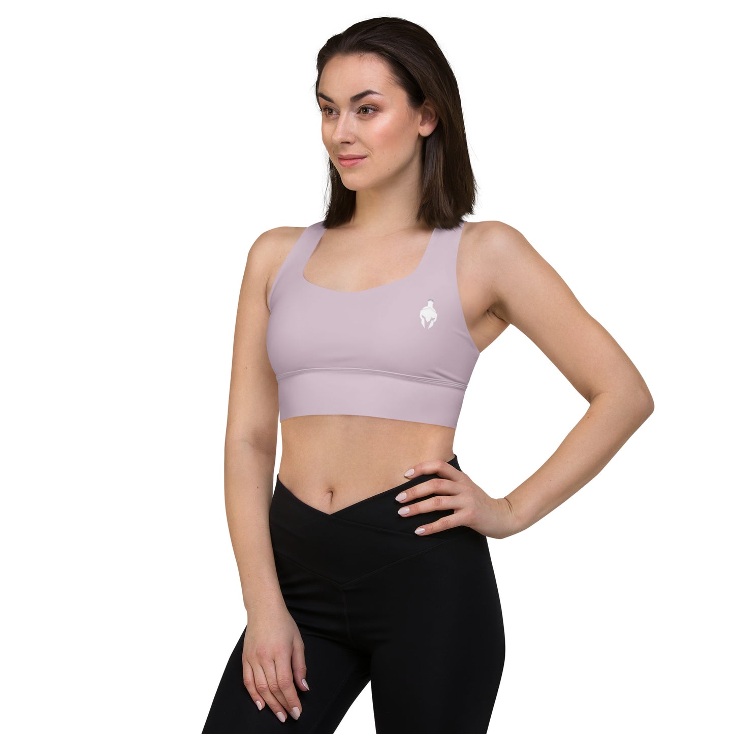 Longline Sports Bra - Lilac